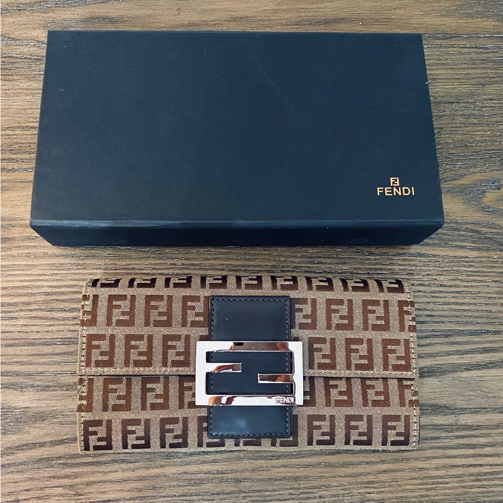 Authentic Fendi Long Wallet